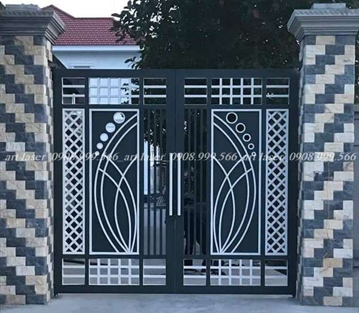 Mẫu Cánh Cổng Sắt Hộp Đẹp