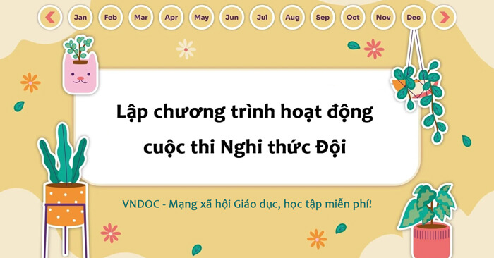 Lập Chương Trình Hoạt Động Thi Nghi Thức Đội Gallery 2