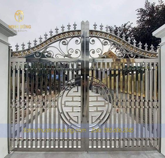 Mẫu Cổng Inox Đẹp Nhất