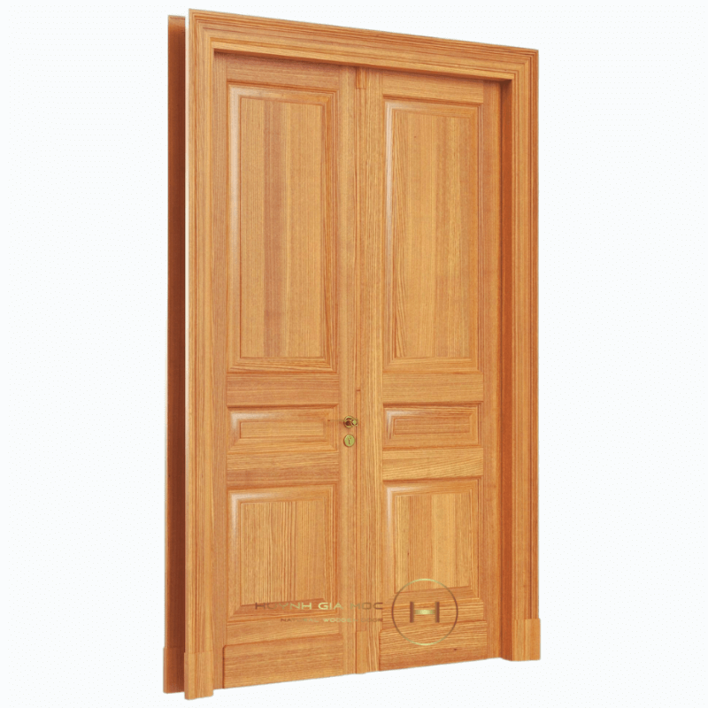 Mẫu Cửa Gỗ 2 Cánh Đơn Giản