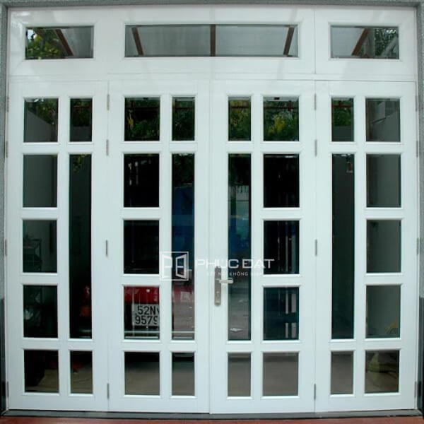 Mẫu Cửa Nhôm Hệ 1000 4 Cánh