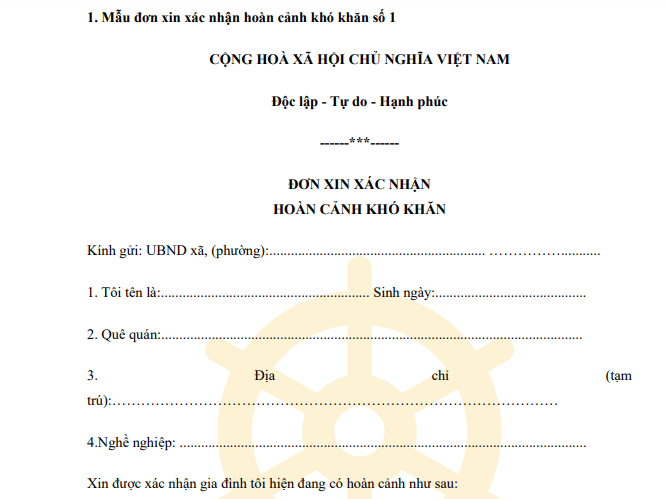 Mẫu đơn trình bày hoàn cảnh gia đình khó khăn để xin học bổng Gallery 2
