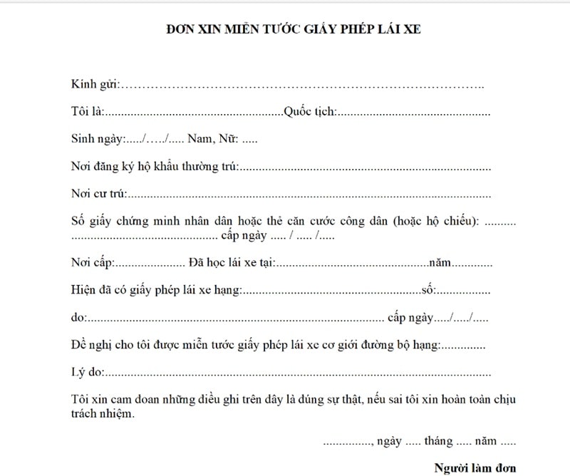 Mẫu đơn xin giảm tước bằng 2 tháng Gallery 2