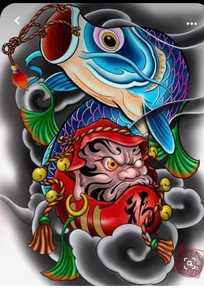 Hình Xăm Lật Đật Daruma: Ý Nghĩa, Mẫu Hình Đẹp Và Địa Chỉ Xăm Uy Tín Gallery 2