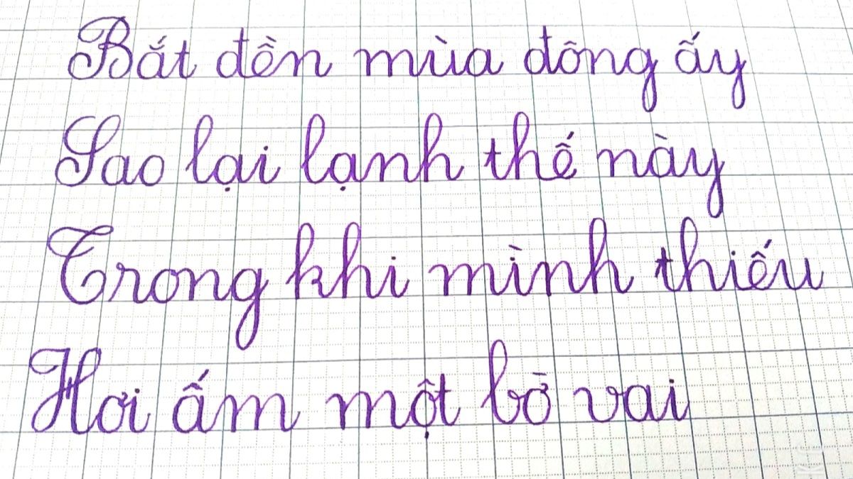 Mẫu Luyện Viết Chữ Đẹp Lớp 1 Gallery 2