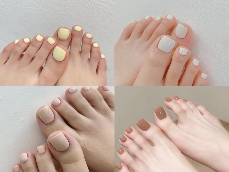 Mẫu Móng Chân Nhẹ Nhàng: Xu Hướng Móng Chân Đơn Giản Mà Sang Trọng