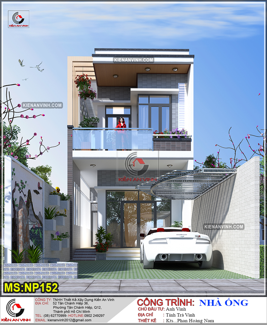 Mẫu Nhà 5m x 20m 2 Tầng: Thiết Kế Thông Minh Cho Lô Đất Hẹp