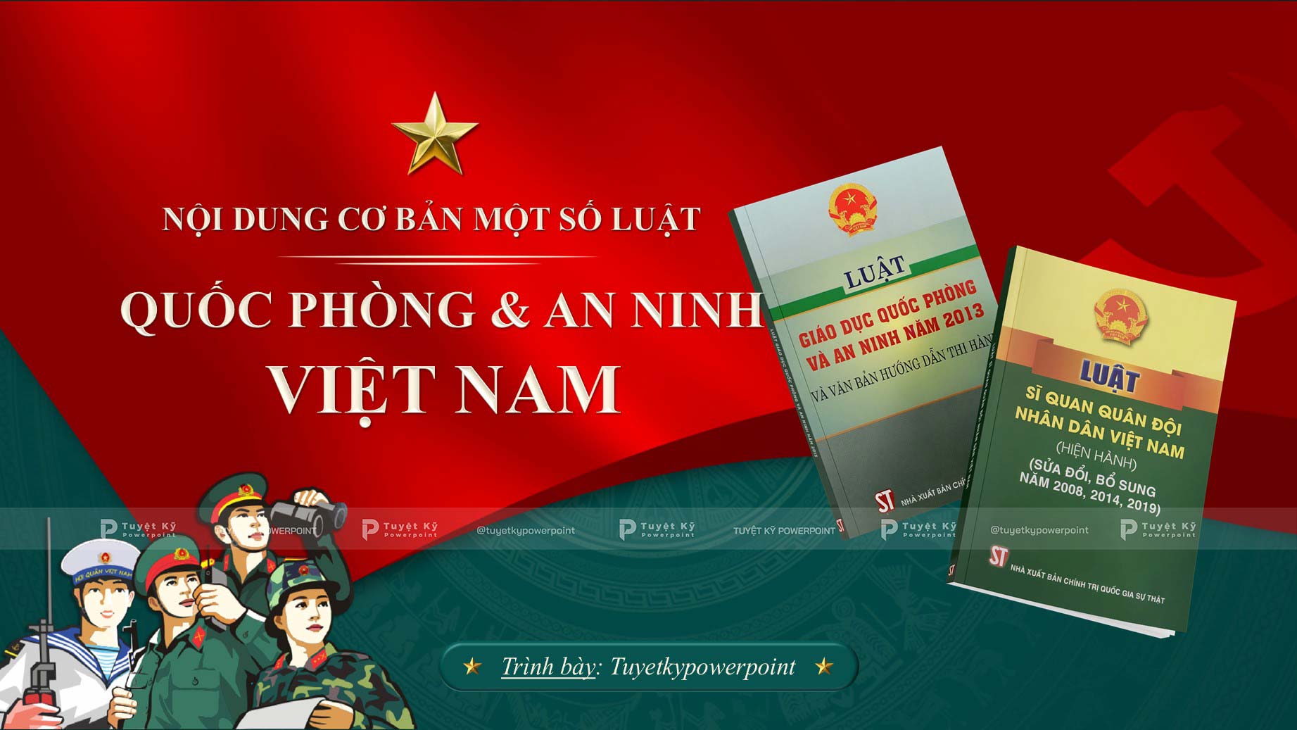 Mẫu Powerpoint Quốc Phòng: Tổng hợp mẫu thuyết trình chuyên nghiệp