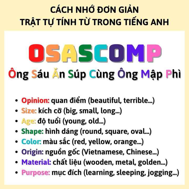 Màu sắc là danh từ hay tính từ? Gallery 2