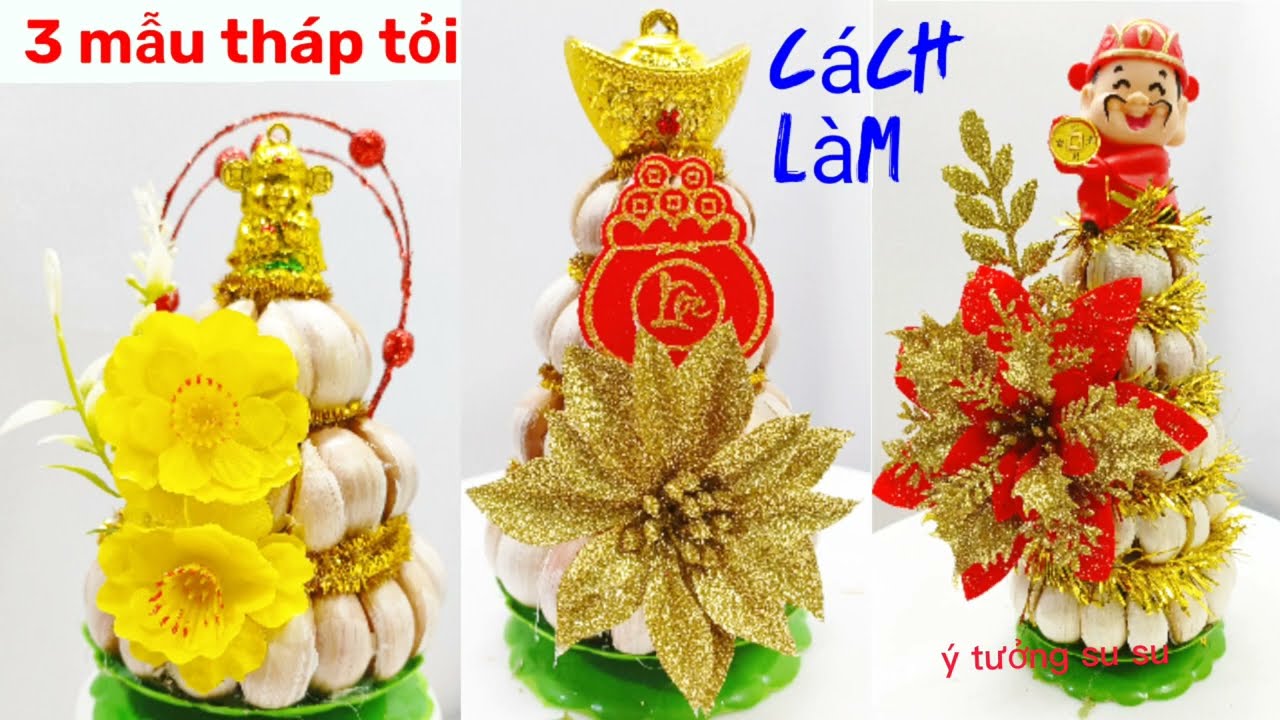 Mẫu Tháp Tỏi Đẹp: Bí quyết trang trí nhà bếp thêm ấn tượng