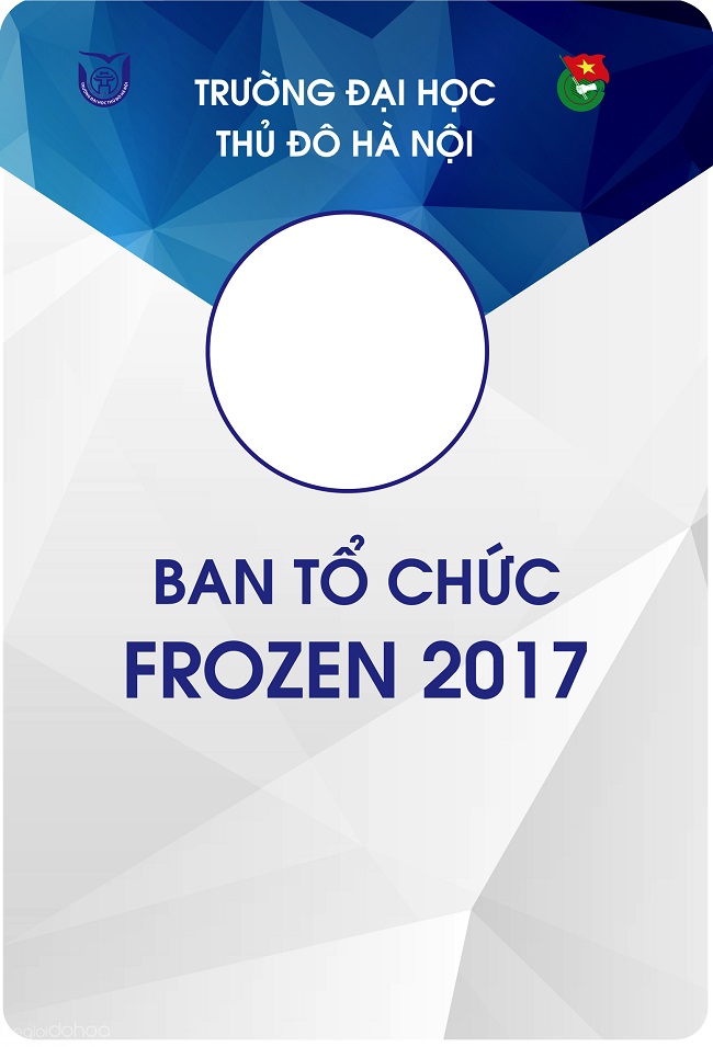 Mẫu Thẻ Đeo Ban Tổ Chức