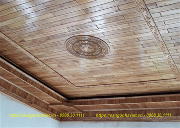 Mẫu Trần Gỗ Xoan Đẹp