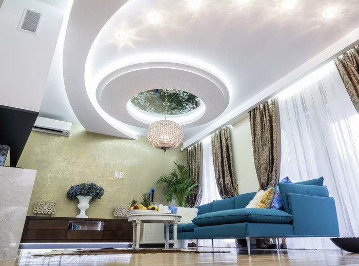 Mẫu Trần Thạch Cao Hình Elip