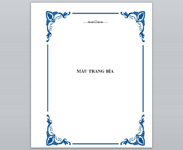 Mẫu Trang Bìa Đẹp: Tuyển Tập Những Ý Tưởng Thiết Kế Hấp Dẫn