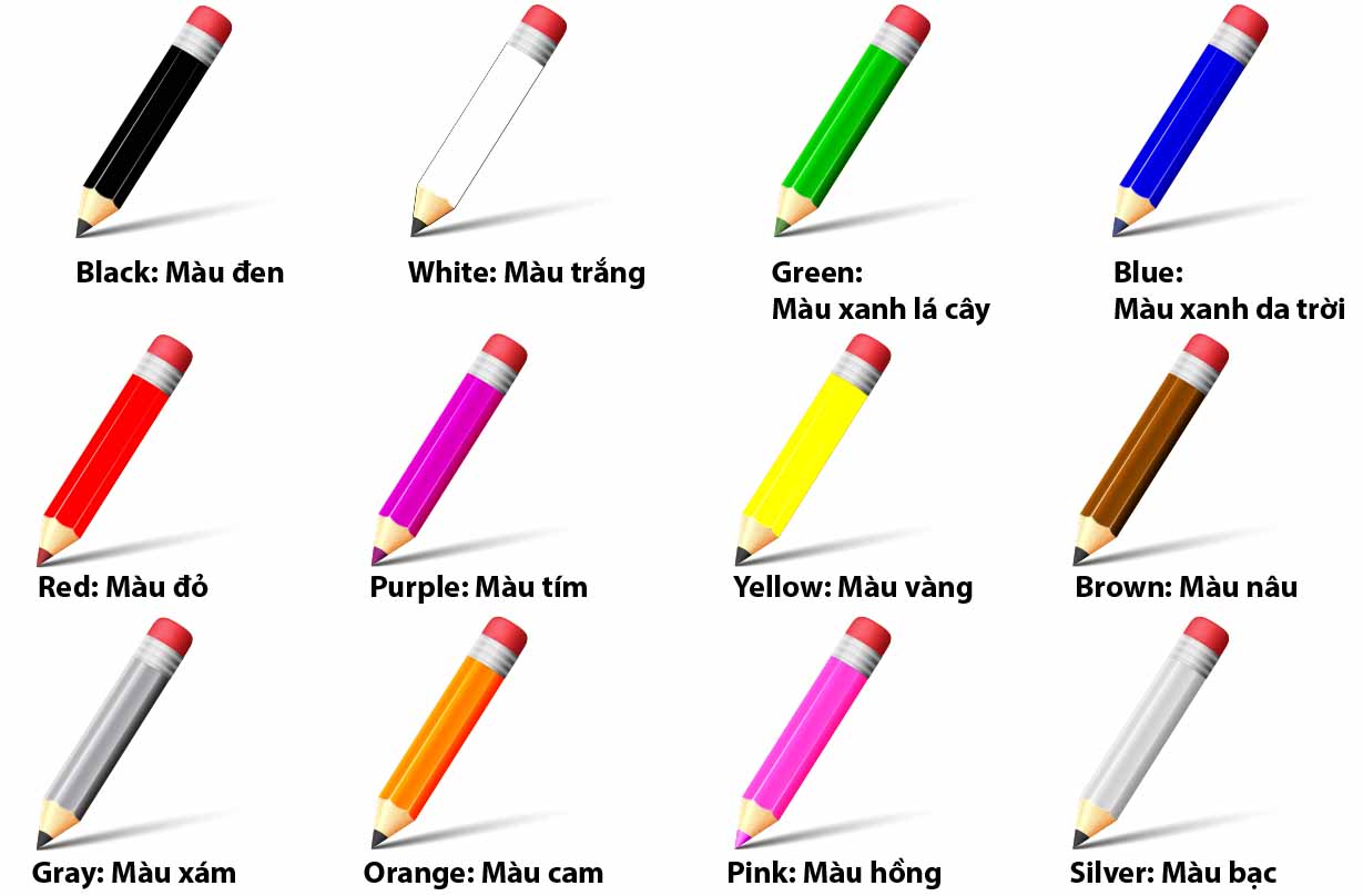 What is the English word for White?