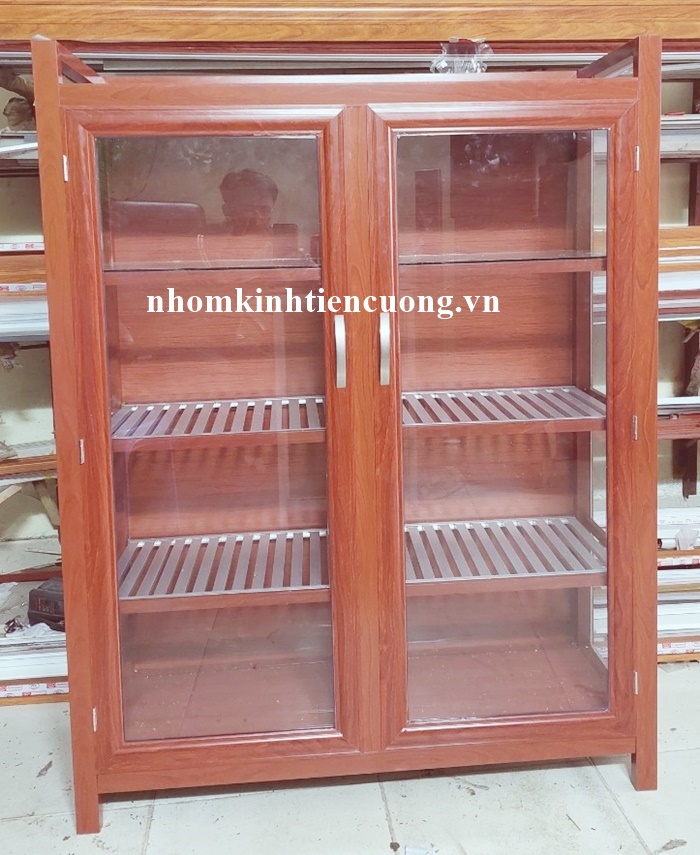 Mẫu Tủ Bát Nhôm Kính Đẹp, Hiện Đại và Tiện Nghi