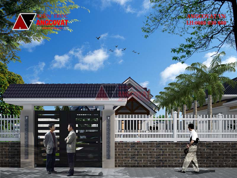 Mẫu Tường Rào Cổng Ngõ Đẹp