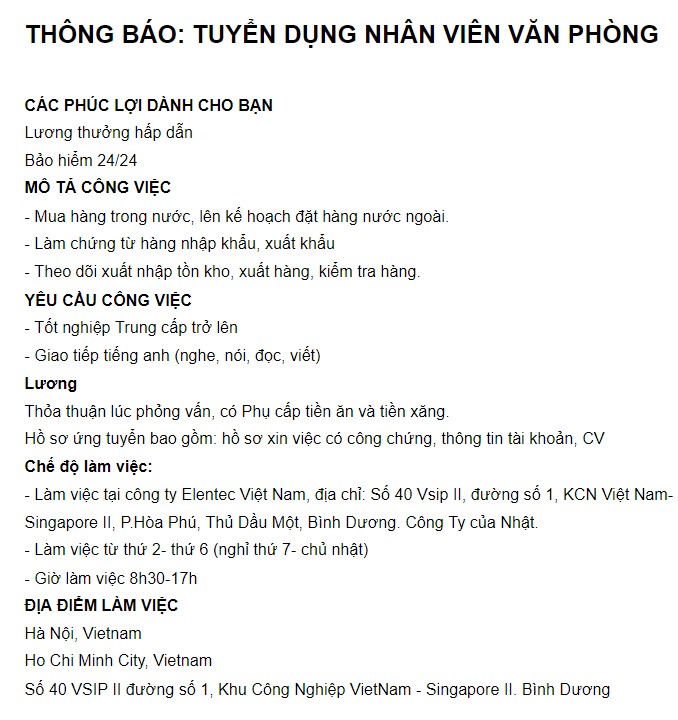 Tuyển Dụng Nhân Viên: Cơ Hội Nghề Nghiệp Tại [Tên Công Ty]