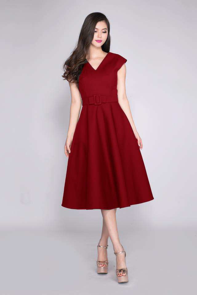 Mẫu Váy Xòe Liền Thân Đẹp