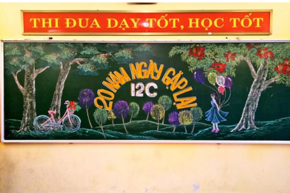 Mẫu Vẽ Bảng Họp Lớp Đẹp, Chuẩn & Dễ Sử Dụng Gallery 2
