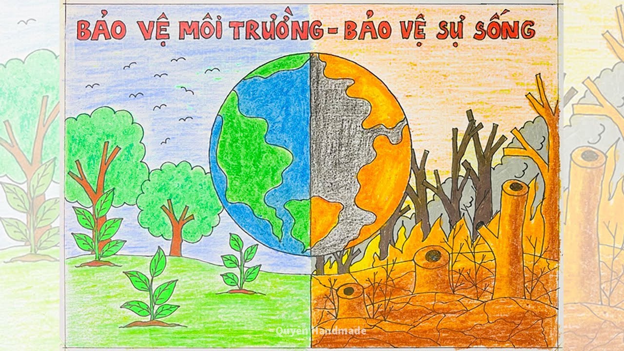 Mẫu Vẽ Bảo Vệ Môi Trường