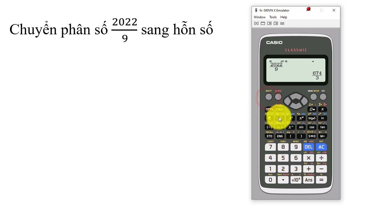 Máy tính hỗn số