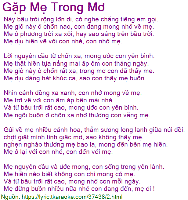 Mẹ giờ này ở chốn nao?