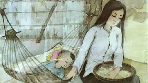 Mẹ Ngồi Ru Con: Hình Ảnh Tình Mẹ Con Thiêng Liêng