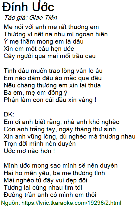 Mẹ nói với anh mẹ rất thương em