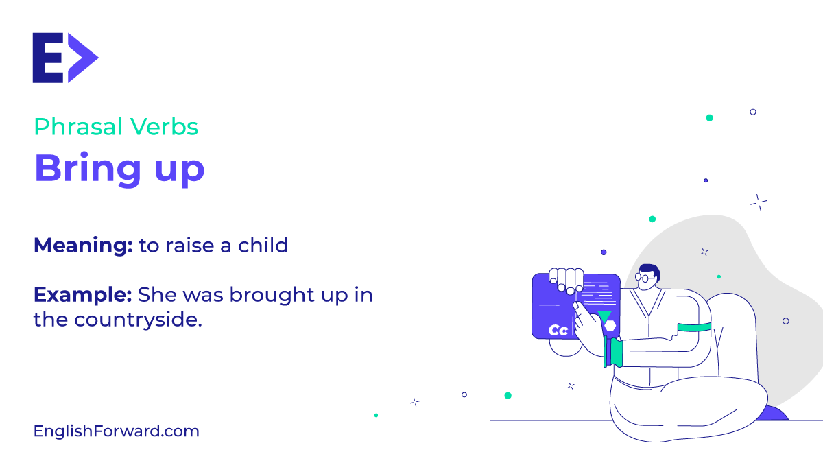 Bring Up Phrasal Verb Meaning Gallery 2