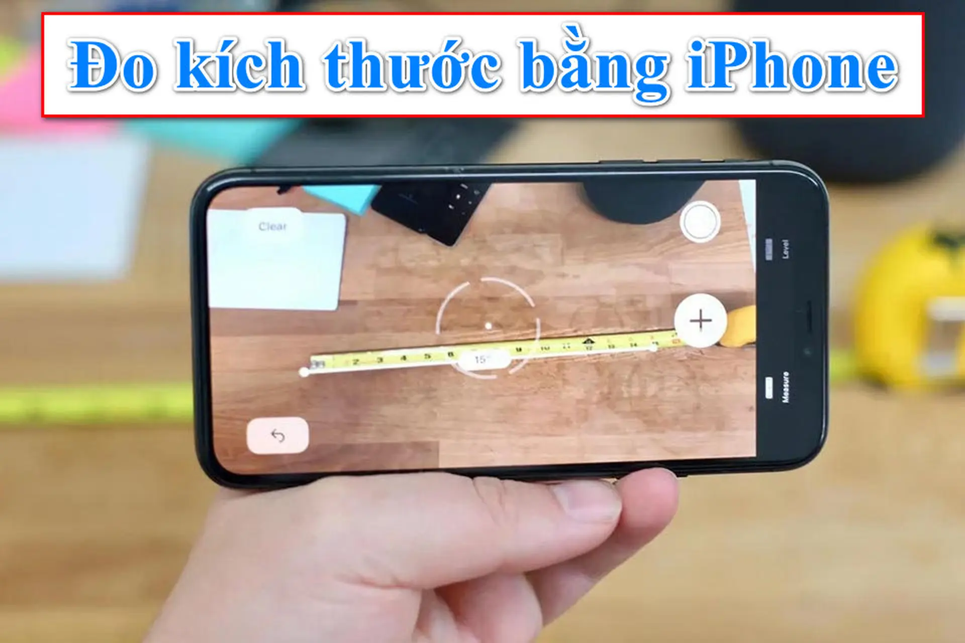 Thước đo cm trên iPhone Gallery 1