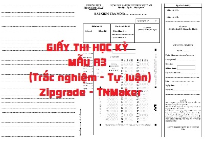 Giấy Thi Tự Luận: Hướng Dẫn Chi Tiết Và Mẹo Làm Bài Hiệu Quả Gallery 2