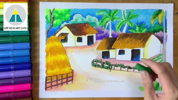 Cách Vẽ Ngôi Nhà Trong Tranh Lớp 7 Gallery 2