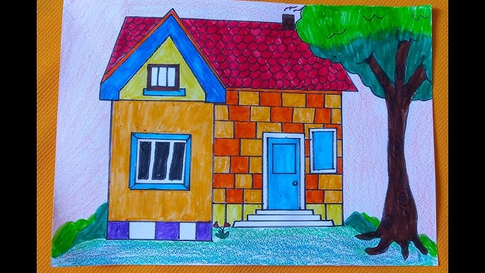 Cách Vẽ Mái Ngói Đơn Giản và Chi Tiết Gallery 2