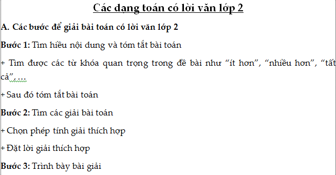 Toán Có Lời Văn Lớp 2: Cộng Và Trừ Gallery 2