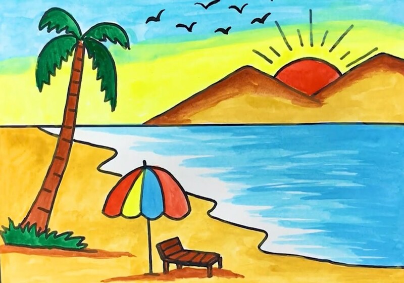 Vẽ Phong Cảnh Dễ: Hướng Dẫn Chi Tiết Cho Người Mới Bắt Đầu Gallery 2