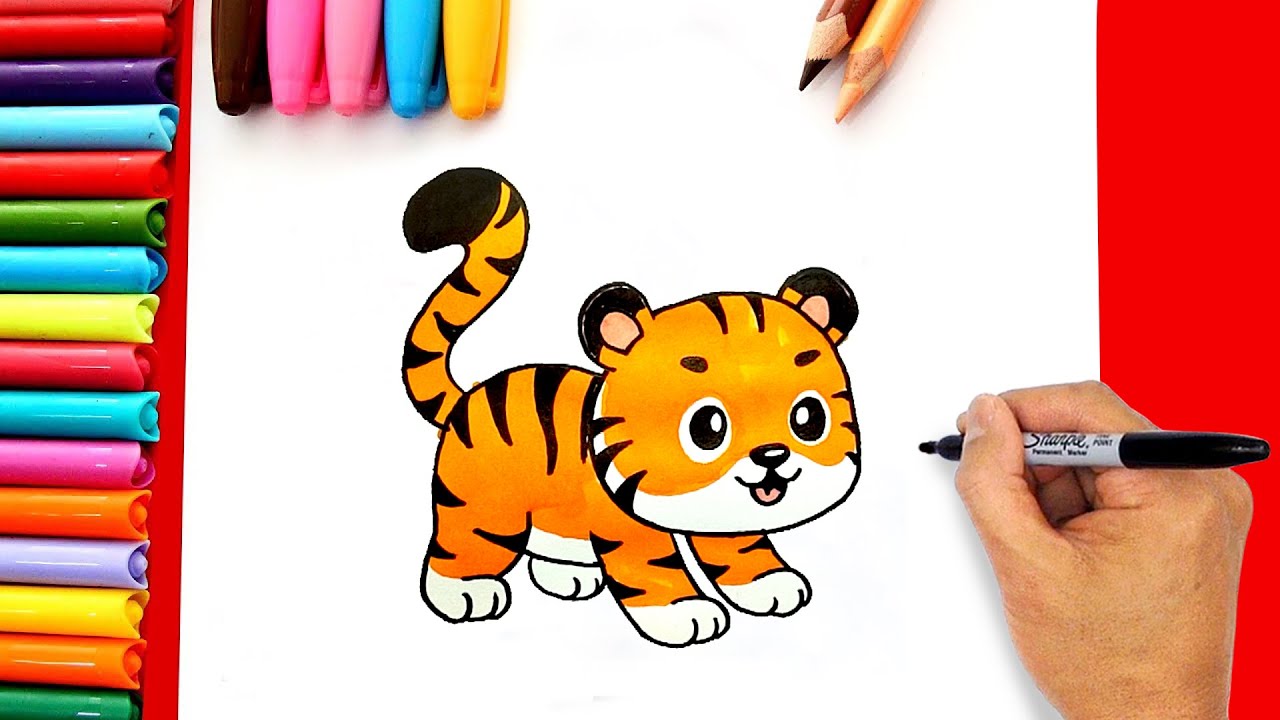 Cách Vẽ Con Cọp Gallery 2