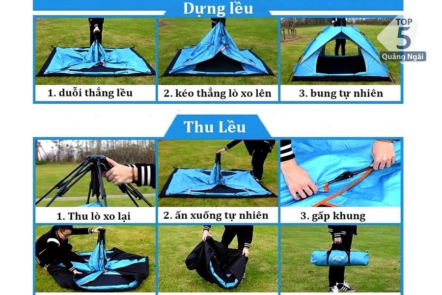 Cách Xếp Lều Tự Bung Đơn Giản, Nhanh Chóng Gallery 2