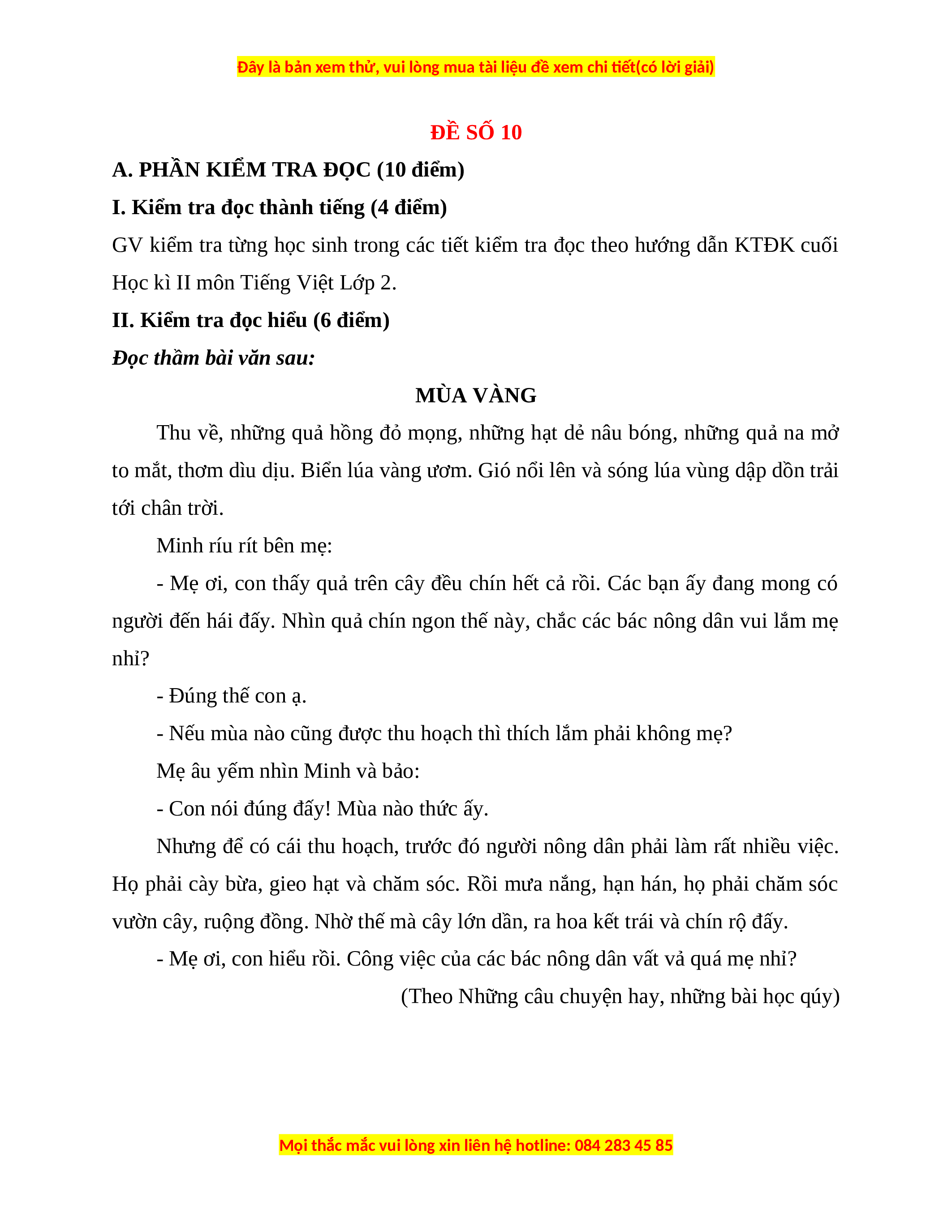 Đề Kiểm Tra Tiếng Việt Lớp 2 Kết Nối Tri Thức Gallery 2
