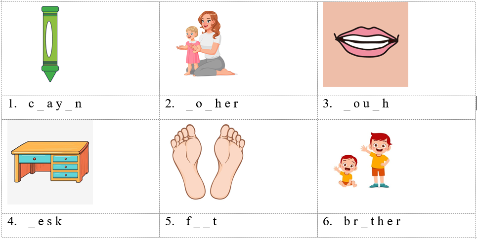 Đề thi Tiếng Anh lớp 2 giữa học kì 1 Gallery 2