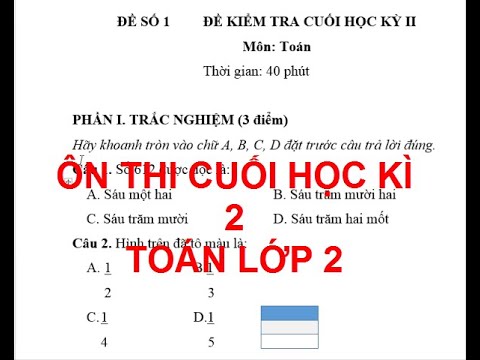 Đề Kiểm Tra Cuối Học Kì 2 Lớp 2: Tổng Hợp Kiến Thức Cả Năm Học Gallery 2