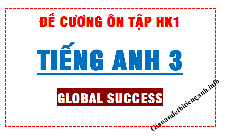 Đề Thi Học Kì 1 Tiếng Anh 3 Global Success Gallery 2