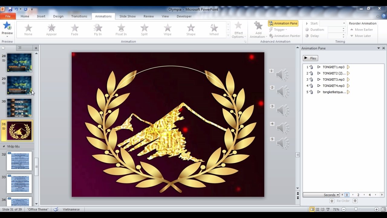 PowerPoint Đường Lên Đỉnh Olympia Gallery 2