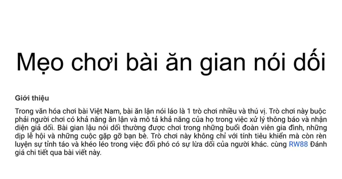 Cách Chơi Bài Nói Dối: Luật Chơi, Mẹo Hay Và Bí Quyết Thắng Gallery 2