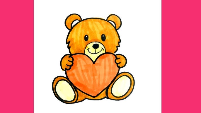 Cách Vẽ Gấu Bông Đơn Giản và Dễ Thương Gallery 2