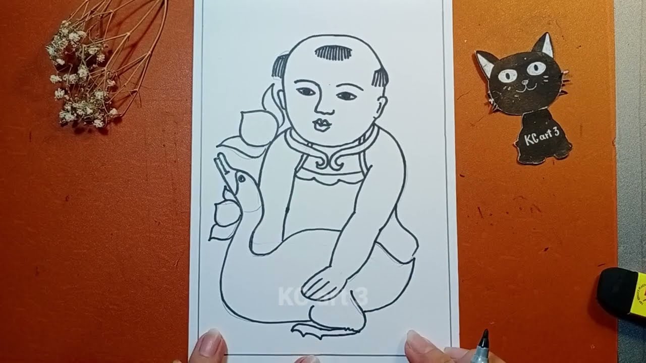 Tranh Dân Gian Việt Nam Dễ Vẽ Gallery 2