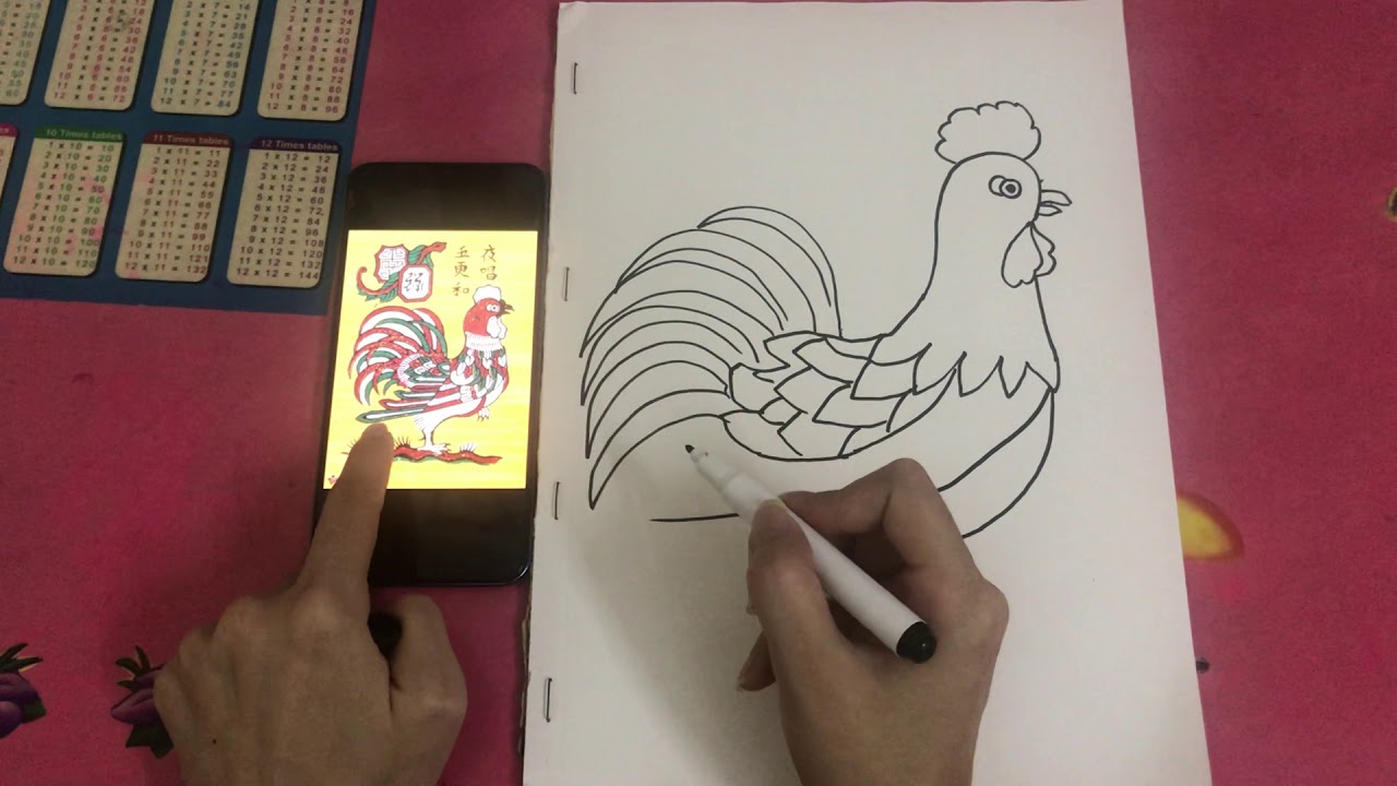 Tranh Đông Hồ Dễ Vẽ Gallery 2