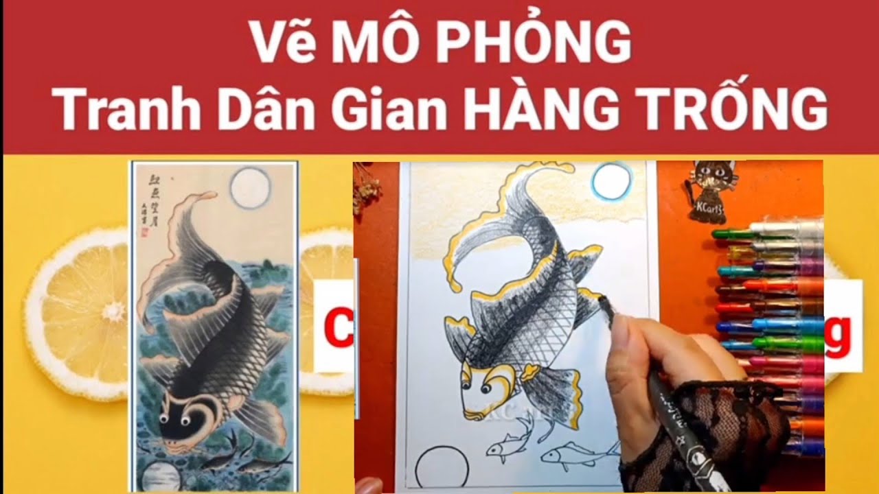 Tranh Dân Gian Hàng Trống Dễ Vẽ Gallery 2