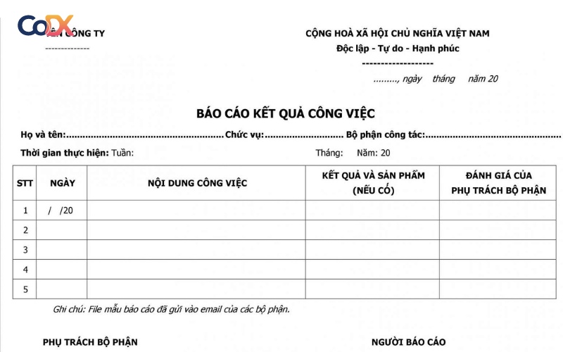 Cách Viết Báo Cáo Công Việc Cho Sếp: Hướng Dẫn Chi Tiết Gallery 2