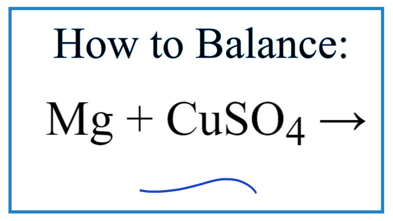 MgSO4, CuSO4 và Cu: Sự khác biệt và ứng dụng